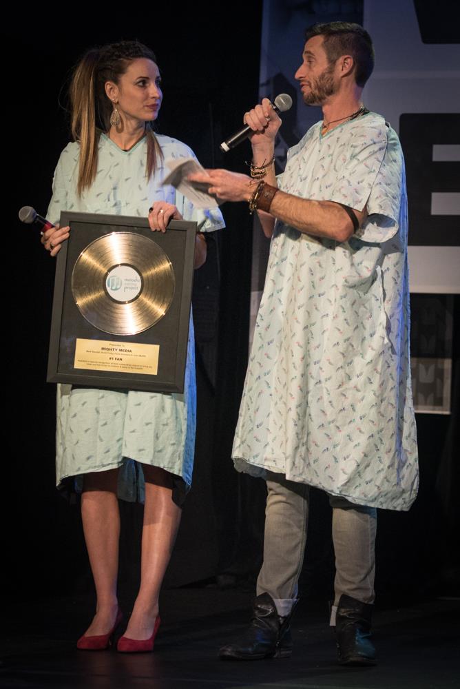 Golden Record Award. Melodic Caring Project RAISE A RECORD Gala. Music Theme.
